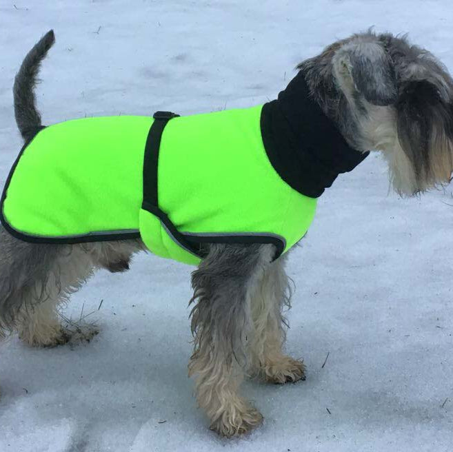 Fleecetakki tuulenpitävä vuori koira