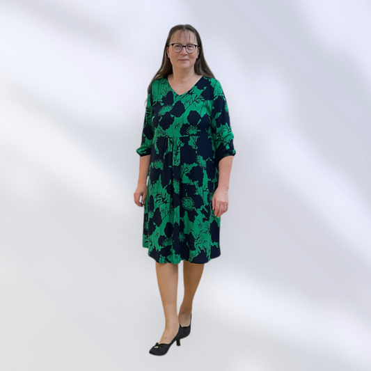 Sinivihreä mekko Bambukuitu